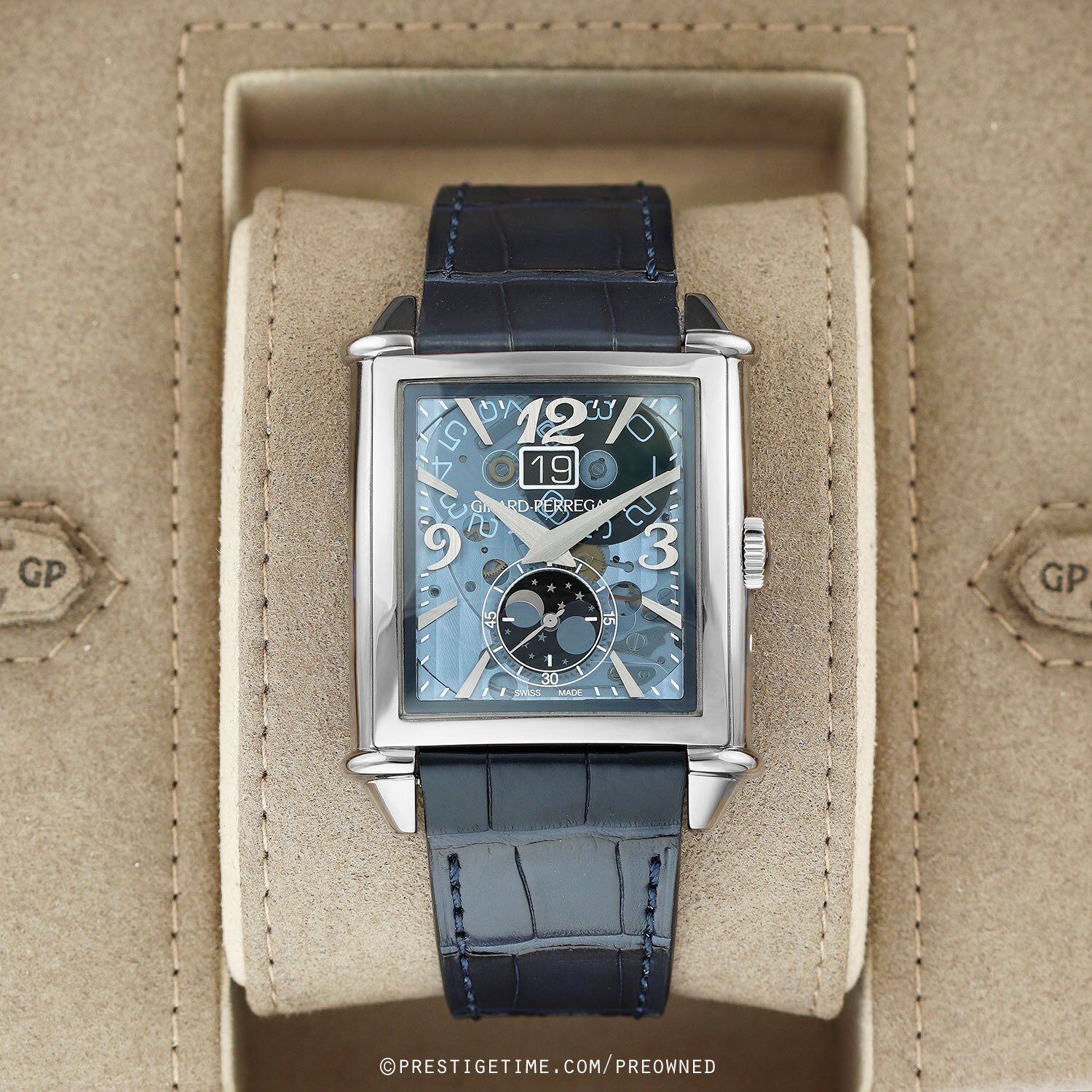 Pre-owned Girard Perregaux Vintage 1945 XXL Large Date